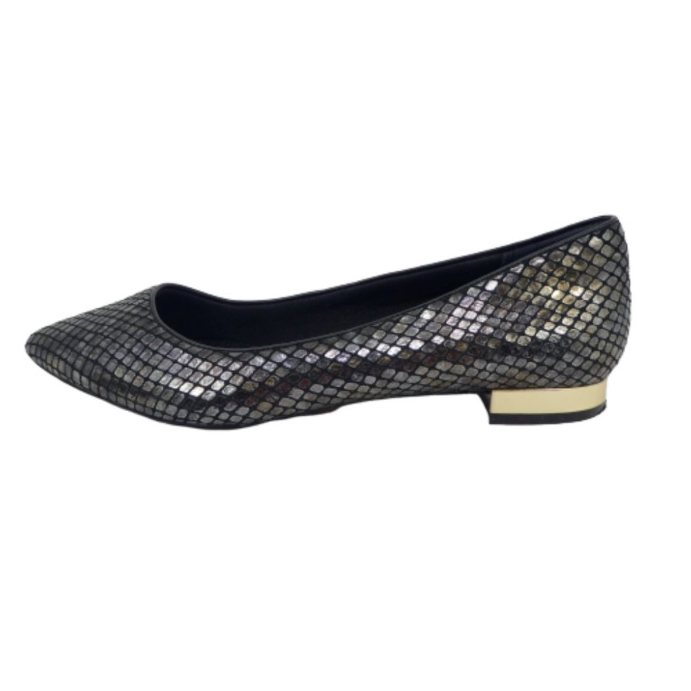 Rockport Ballet Flats Adelyn Metallic Snake Print